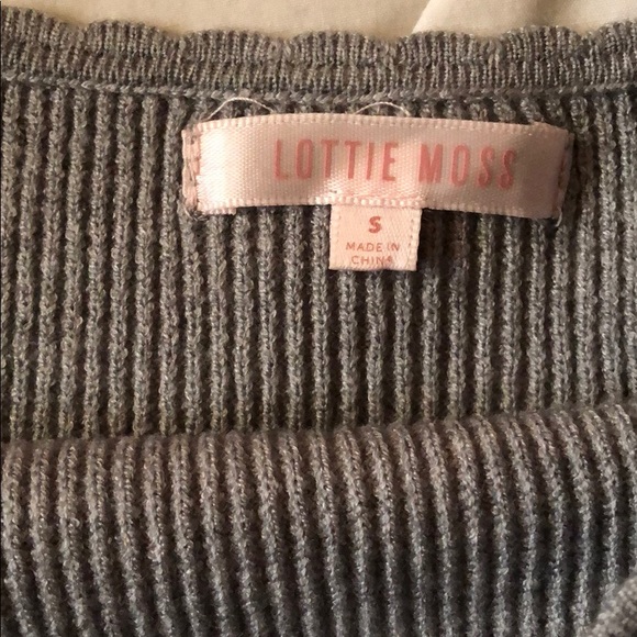 Pacsun waffle knit gray tank top - Picture 3 of 4